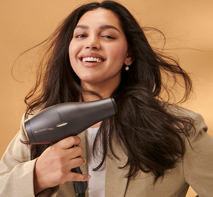 Model with GoldPro Speed Dryer